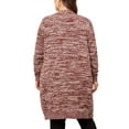 thumbnail image 3 of Agnes Orinda Plus Size Cardigan for Women Long Sleeve Open Front Knit Pockets Coat, 3 of 5