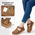 thumbnail image 5 of Ablanczoom Flats Sandals for Women: Comfortable Dressy Womens Sandals Arch Support Wedge Summer Shoes, 5 of 9