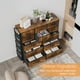 thumbnail image 3 of Comoda Cajonera para Recamara, Cómoda Gran Capacidad de 12 Cajones con Parte Superior Madera y Marco De Acero, Mueble Organizador con Bolsillos Laterales y Ganchos para Armarios, 3 of 8