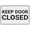 Warning Sign 3, variant on Keep Door Closed Sign 8"x12", Tin Sign Great Wall Decor for Garden Yard Home Business Facility, Indoor Outdoor Use