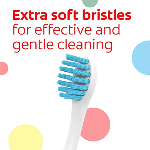 Colgate Kids My First Toothbrush for Baby, Ages 0-2, Extra Soft, 2 Pack, White