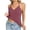 Red, variant on Summer Tank Tops for Women, Casual Spaghetti Strap Soft Breathable Sleeveless Camisoles Red Size XL