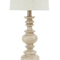 thumbnail image 6 of Mainstays 18.5" Traditional Washed Wood Table Lamp, Linen Shade, 6 of 8