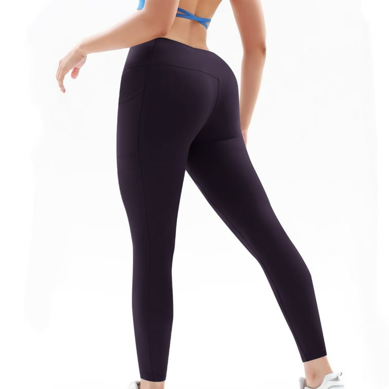 PMUYBHF Female M Pants for Women Waist Pants Casual High Pants Size Plus  Fashion Sport Print Yoga Women Yoga Pants Black Leggings Women Cotton
