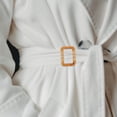 thumbnail image 3 of HEMOTON T-Shirt Clips with Rectangle Buckle for Waist Belts Made of Resin Khaki Color 10 pcs, 3 of 8