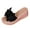 Black, variant on Womens Platform Espadrilles Slip On Wedge Sandals Bow Tie Open Toe Slides Shoes White 9.5(43)