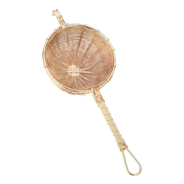Colador de té de latón, práctico y fácil de limpiar, regalo, filtro de té de malla ligero para B