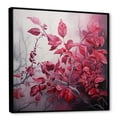 thumbnail image 2 of Designart "Charm Of Leaves In A Moody Overcast II" Leaves Floater Framed Wall Art Living Room, 2 of 5