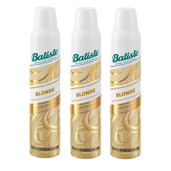 Batiste Dry Shampoo Blonde (3 pack)  200 ml EACH Bottle