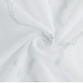 thumbnail image 5 of Dainty Home Springfield Contemporary 3D Embroidered Textured Designed Sheer Curtain Panel for Bedroom Grommet Drape/Drapery Single Panel 1 Panel W54 x 84 inches in White, 5 of 5