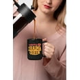 thumbnail image 2 of Sassy Reigning Trauma Queen, Water Cup or Girl Stuff, Black 15oz Ceramic Mug, 2 of 5
