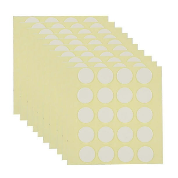 200Pcs Transparent Round Double Sided Tape Sticker Strength Adhesive Sticker Nail Art12mm