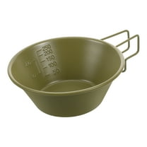 FRCOLOR Camping Cup Outdoor Camping Bowl Stainless Steel Picnics Bowl Water Boiling Cup Outdoor Camping Supply for Hiking and Travel (250ML)