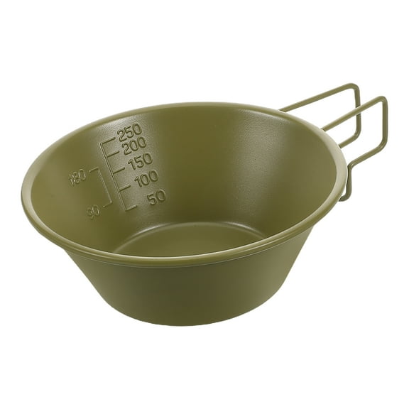 FRCOLOR Camping Cup Outdoor Camping Bowl Stainless Steel Picnics Bowl Water Boiling Cup Outdoor Camping Supply for Hiking and Travel (250ML)