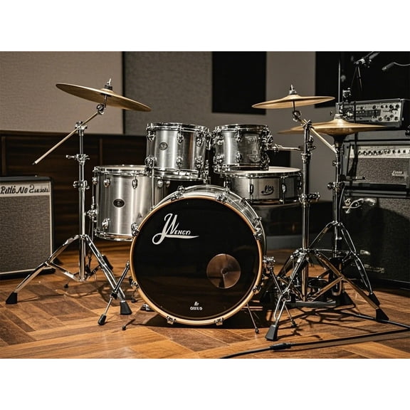 Diamond Painting Drum Kit Musical Instrument 5D Diamond Art DIY Kits Full Round Drill Crystal by Number Embroidery Arts and Crafts for Living Room Home Wall Decor 12x16 inch / 30x40cm