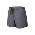 thumbnail image 3 of FEOYA Gym Sweat Shorts Mens Breathable Gym Shorts Summer Workout Shorts Elastic Waist Drawstring Running Shorts Activewear with Pockets for Athletic Sports Beach XL Gray, 3 of 9