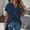 Navy, variant on Vivianyn HD Women's V Neck Button Down Shirt, Short Sleeve Casual Loose Fit Blouse,Purple,Size S-XXL