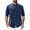 01-Navy, variant on Ecqkame Mens Casual Tops Button Down Long Sleeve Cotton Beach Shirt Summer Fashionable Business Shirts with Pockets 01-Light Blue M