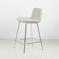thumbnail image 1 of Capri Modern Leatherette Bar Stool, 25-inch/29-inch Seat Height, 1 of 4