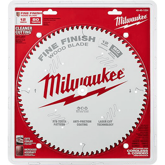 Milwaukee Tool 12" 80T Fine Finish Circular Saw Blade