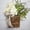 D, variant on Cream Hydrangea Door Hanger Basket Wreath, Farmhouse Wreath with Wildflowers, Artificial Spring Summer Garland for Front Door, Seasonal Holiday Ornament (D)
