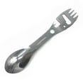 thumbnail image 1 of Tenedor de cuchara de acero inoxidable para acampar multifuncional 10 en 1 Tenedor de cuchara de acero inoxidable para acampar multifuncional con cortador Abrebotellas Llave para ANGGREK Otros, 1 of 8