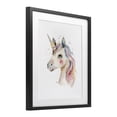 thumbnail image 2 of Stupell Industries Cottage Dreamy Pastel Unicorn Black Framed Print Under Glass, 13 x 16, by LSR Design Studio, 2 of 8