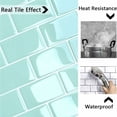 thumbnail image 4 of 3D Mosaic Tile Stickers, Crystal-like Real Tile Effect, Suitable For Kitchens, Bathrooms, Laundry Rooms, Rvs, Caravans, Peel And Stick Backsplash, 4X Coverage - 40% More Area Than, 4 of 5