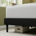 thumbnail image 4 of Full Bed Frame, Full Size Platform Bed With Fabric Upholstered Headboard, Black, 4 of 5