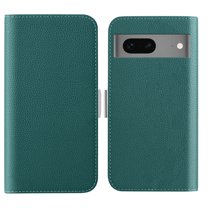 Feishell Wallet Case for Google Pixel 7,Lychee Texture PU Leather Candy Color Shockproof Protective Magnetic Flip Holder Anti-Scratch Phone Cover with ID Credit Card Slots & Cash Pocket,Green