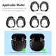 thumbnail image 5 of 3 pares de fundas de silicona para auriculares Bose QuietComfort II, color negro, 5 of 6