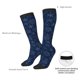 thumbnail image 4 of Fotbe Snowflake Dark Blue Calcetas Divertidas Estampadas para Hombre y Mujer, Calcetas de Algodón hasta la Rodilla para Caminar, Correr, Enfermería y Embarazo, 4 of 6
