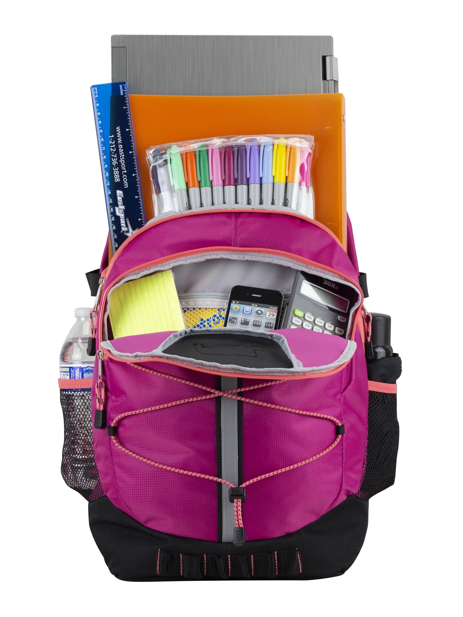 Fuel Unisex Terrain Athleisure Backpack, Magenta Orchid