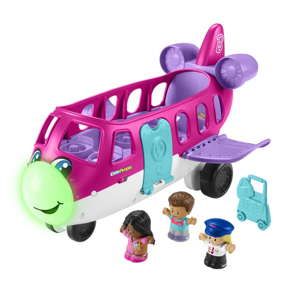 Little People– Barbie – Le Petit avion de rêve, multilingue, 3 fig.