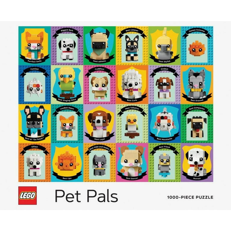 LEGO BrickHeadz Pet Pals 1000-Piece Puzzle: Adorable Cats