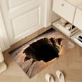 thumbnail image 4 of Rug With Hole Design Visual Effect Trap Mat 3d Hole Rug Bottomless Pit Rug 3d Optical Illusion Rug Bottomless Non Slip Doormat 3d Hole Rug, Optical Illusion Rug 3d Visual Printed Floor 19.7 x 31.5 In, 4 of 9