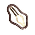 thumbnail image 1 of Fiudx Pinzas En Forma, Pinza Metálica Antideslizante para El Cabello, Horquilla para Flequillo Sin Pliegues, Diseño de Plástico Ligero, para Peinar a Mujeres, Accesorio de Moda, 5 Opciones de Color, 1 of 1