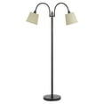 thumbnail image 2 of Cal Lighting Gail 11" 2-light Durable Metal Arc Floor Lamp in Rust Brown, 2 of 2