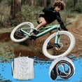 thumbnail image 5 of 2 Pack Bike Tires 20"x1.95" Compatible with 20"x1.75"/1.95" Bicycle Tires Foldable Replacement Bike Tires and Tubes with Levers for Mountain Trail Hybrid Bicycles, 5 of 6