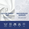 thumbnail image 3 of Rest Comfort Luxury Cotton Jersey Top Mattress Protector Bed Cover, Full Size, 3 of 7