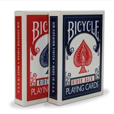 2 Decks Bicycle Rider Back 808 Standard Poker Playing Cards Red & (Best Playing Cards For Poker)