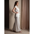 thumbnail image 4 of Conjunto 2 Piezas, Blusa Estilizada con Cinturón y Pantalón Fluido, Outfit Moderno y Sofisticado para Mujer, 4 of 5