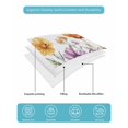 thumbnail image 5 of Quilts Twin XL Size, Spring Floral Soft Comforter Bedding Set for Bed, Yellow Pink Flowers Pastoral Lightweight Quilted Bedspread with Pillow Cover(2 Pieces) for All Season, 68x98 Inch, 5 of 6