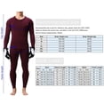 thumbnail image 5 of 2PCS Men Winter Thermal Underwear Fleece Lining Thick Warm O Neck Long Sleeve Top Pants Long Johns Set, 5 of 5