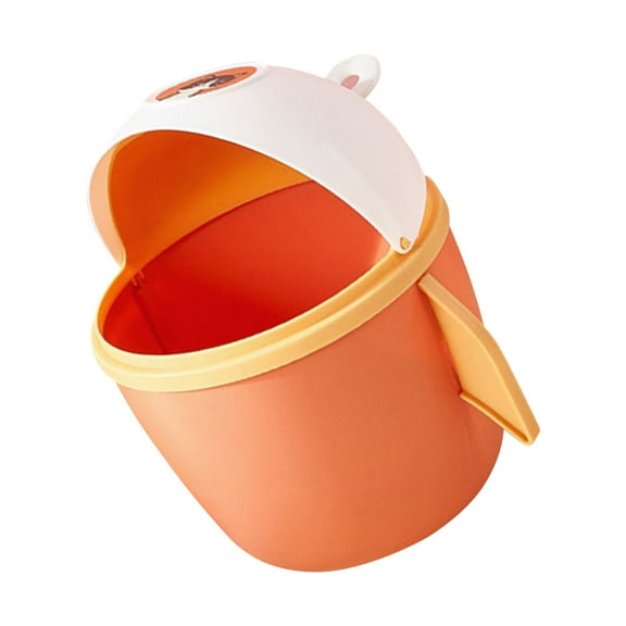 DECORNIJIA Small Desk Trash Can Japanese PP 1 Set