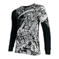 thumbnail image 4 of Xtreme Couture By Affliction Men's Thermal Shirt Dark Hallucination, 4 of 9