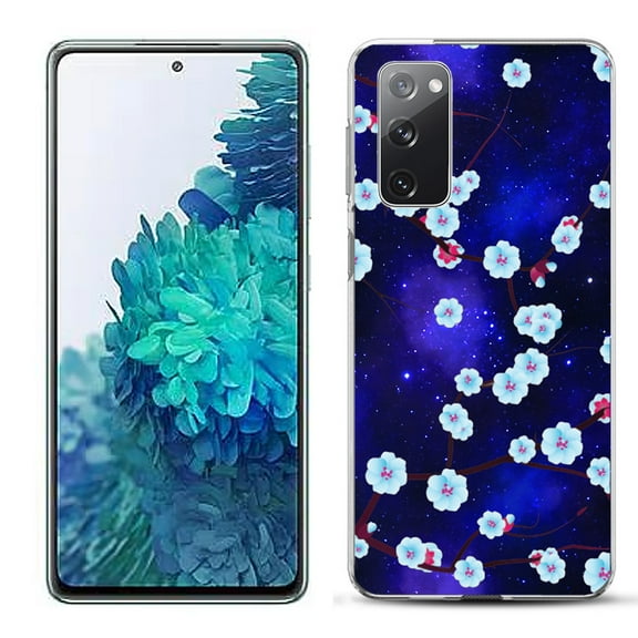 Slim-Fit Gel TPU Phone Case for Samsung Galaxy S20 FE 5G Fan Edition, by OneToughShield ® - Blossom Stars