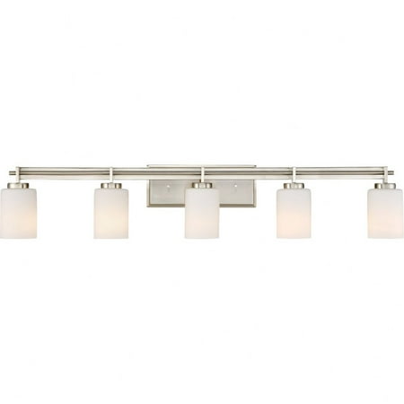 

5 Light Transitional Bathroom Light Fixture Approved for Damp Locations-Polished Chrome Finish Bailey Street Home 71-Bel-2242930