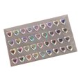 thumbnail image 2 of YAOMOBB Heart-shaped Sticker Self Adhesive 3D Faux Crystal Heart Sticker Perfect for DIY Scrapbooking, 2 of 7