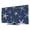 Navy Blue, Indigo, Crisp White, variant on Indoor Elastic TV Cover, Vintage Lake Blue Starfish Dust Proof TV Screen Slipcover Protection, Summer Coastal Beach Marine Stretch Waterproof Monitor Fitted 24" TV Covers for Inside